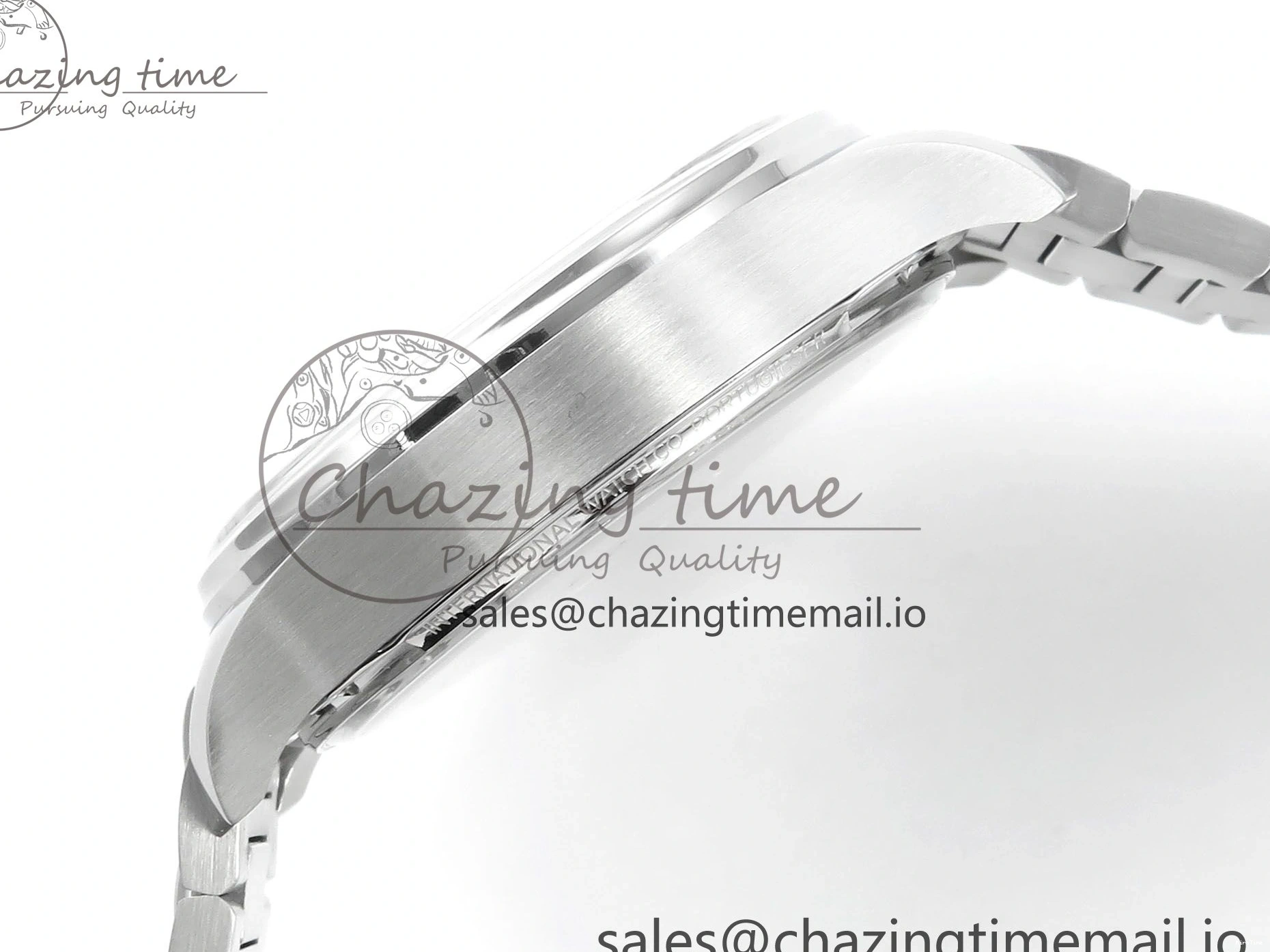 MIROTIME 0202 FashionForward Portugieser Auto IWC0562D APSF 1:1 Best Edition Light Blue Dial on SS Bracelet A 6994